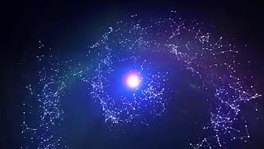 抽象星河光线背景创意粒子AE模板视频的预览图